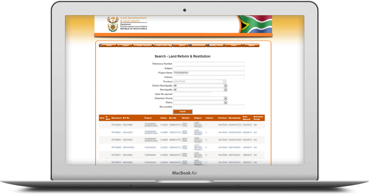 Department of Rural Development and Land Reform